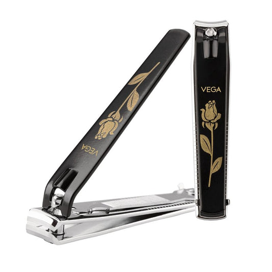 Vega Large Nail Clipper - Black 1 Pcs by Vega Product