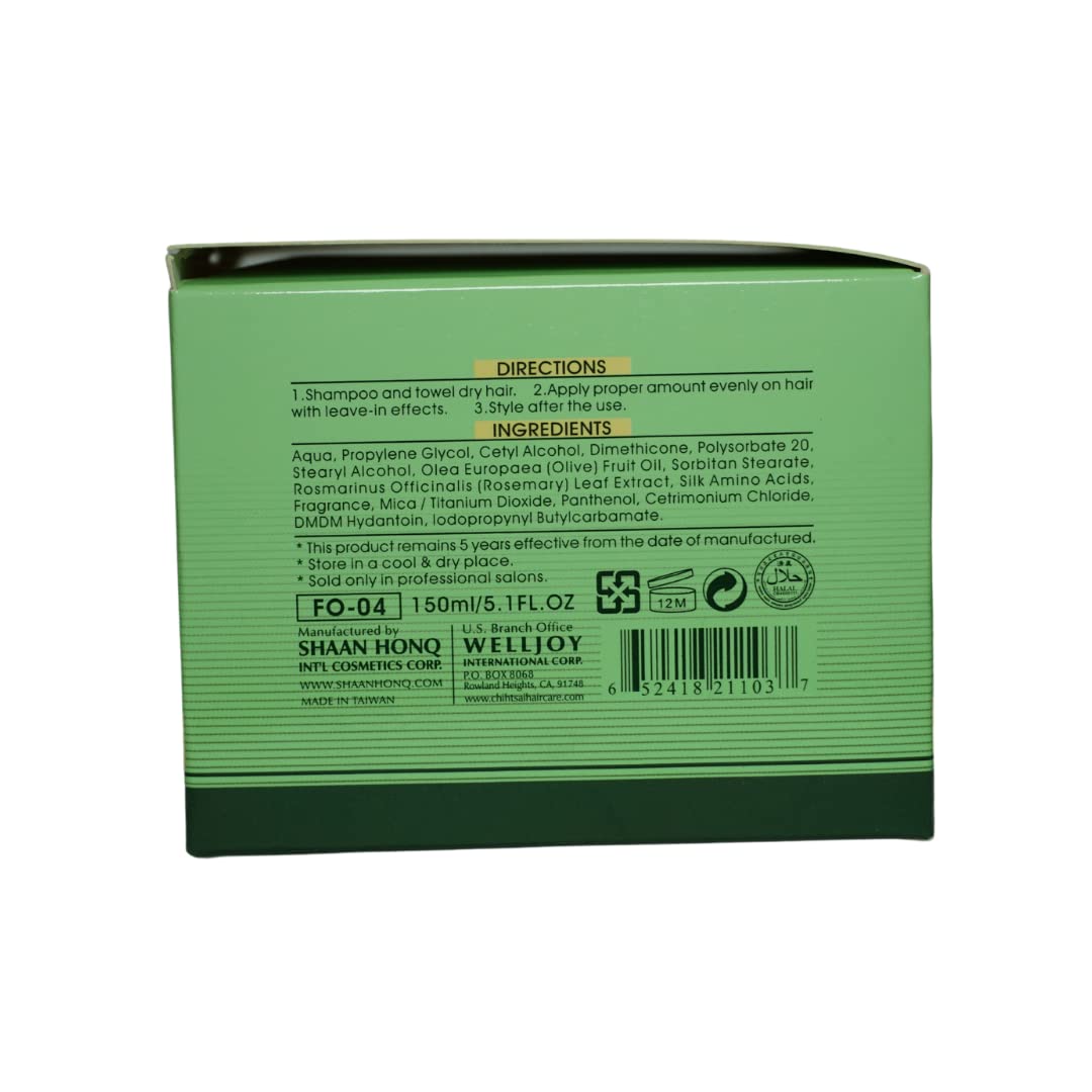 Chihtsai Olive Instant Treatment (5.1oz/150ml) - Leave-in treatment that repairs and conditions hair