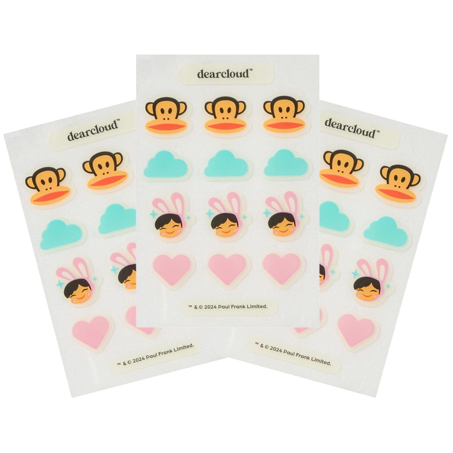 dearcloud Paul Frank Hydrocolloid Blemish Patches - 36 Count - Pimple Patches for Face, Acne Spot Treatment With Niacinamide & Salicylic Acid (Zit Buster Julius)