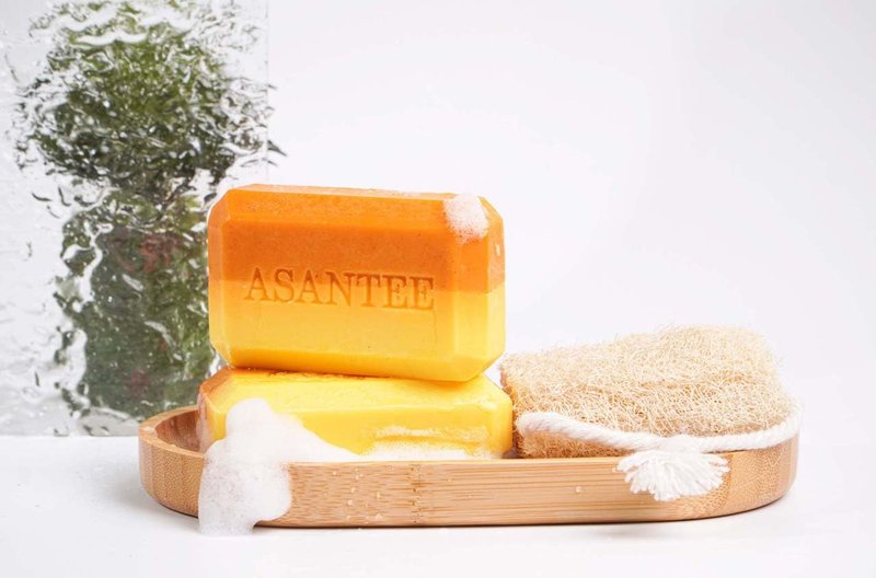 ASANTEE Tamarind and Turmeric with Honey Cleansing Soap (Pack of 3)