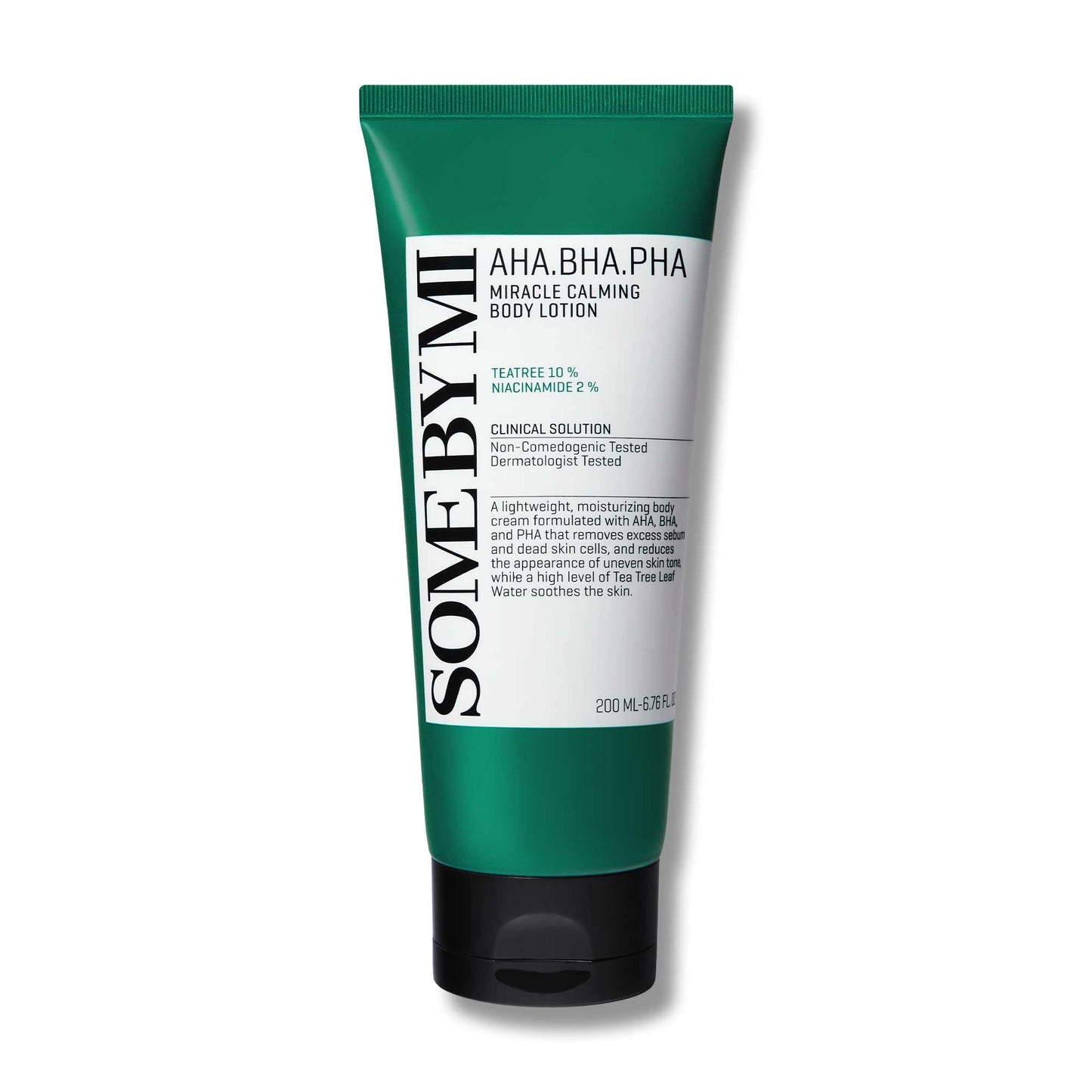 SOME BY MI AHA BHA PHA Miracle Calming Body Lotion, 6.76 oz – Salicylic Acid Exfoliating Body Moisturizer for Dry & Rough Skin – Daily Hydration with Centella Asiatica & Tea Tree – Korean Skin Care