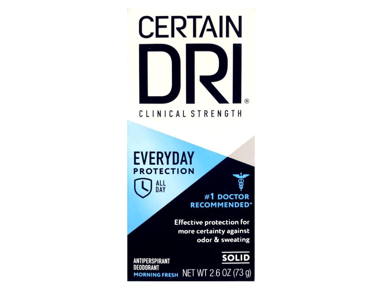Certain-Dri Am Solid Antiperspirant/Deodorant, 2.6 Ounce (Pack of 3)