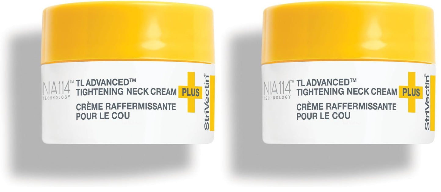 StriVectin Tighten and Lift Advanced Neck Cream PLUS,0.25 oz for Tightening and Firming Neck-and Décolleté Lines,Visibly Reducing Sagging-and Crepey Skin for Smooth Healthy Looking Skin,(Pack of 2)
