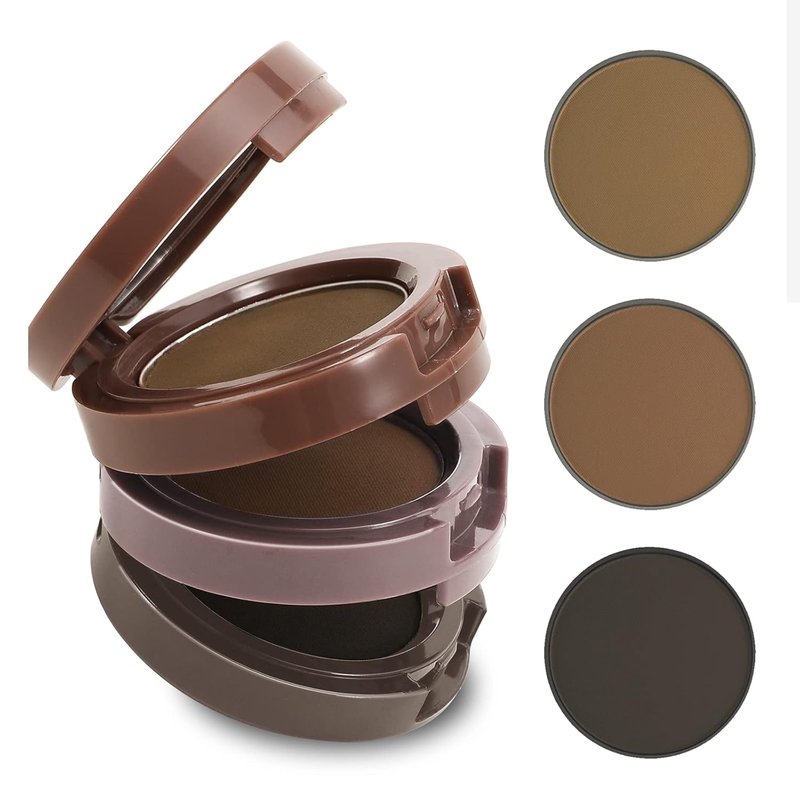 Eyebrow Powder Palette - 3 Color Waterproof Brow Makeup for Perfectly Defined Brows | Long-Lasting Formula