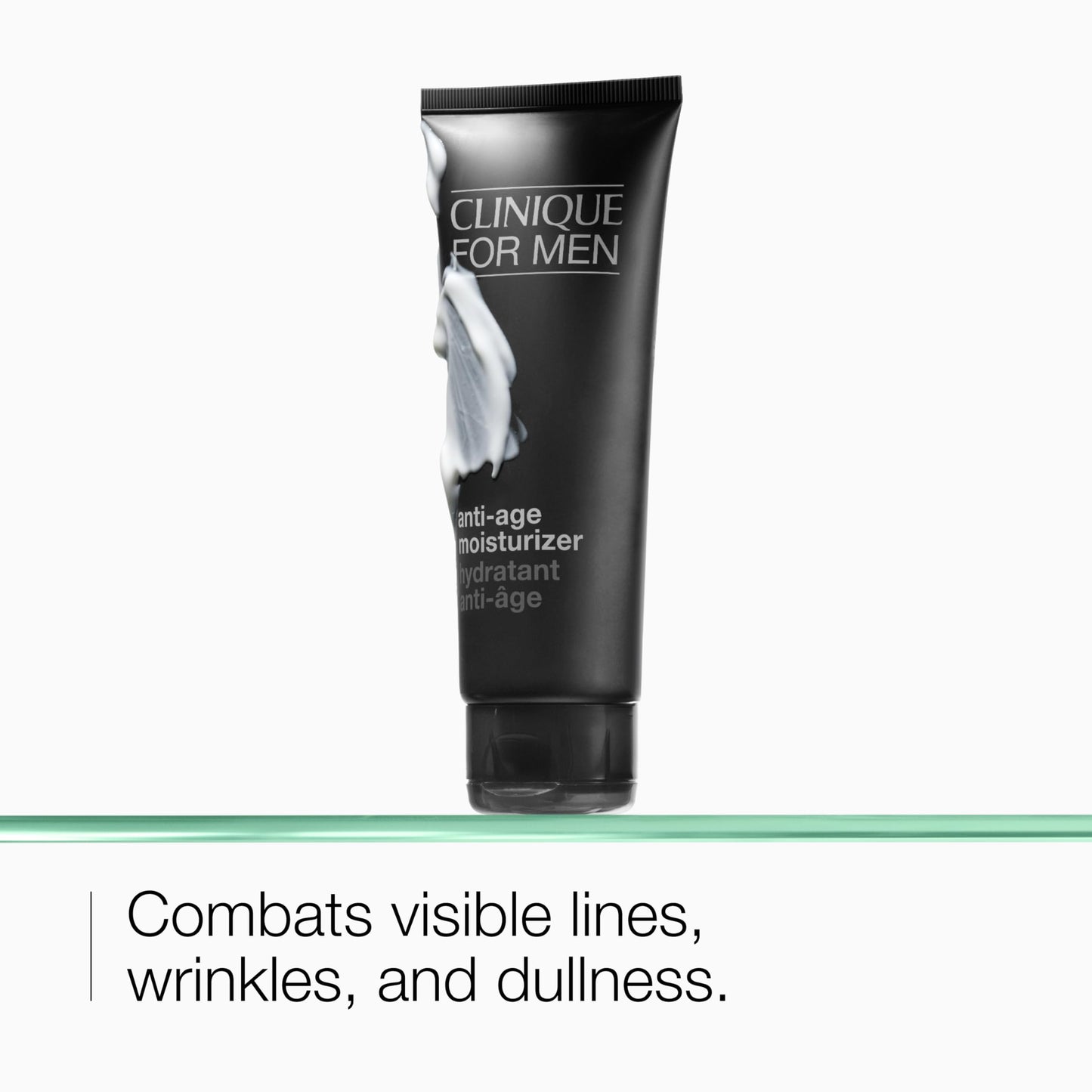 Clinique For Men Daily Anti-Age Face Moisturizer With Hyaluronic Acid,Vitamin E + Glycerin | Combats Lines,Wrinkles + Dullness | Hydrating-+ Brightening-| Lightweight,3.4 Fl Oz,(Pack of 2)
