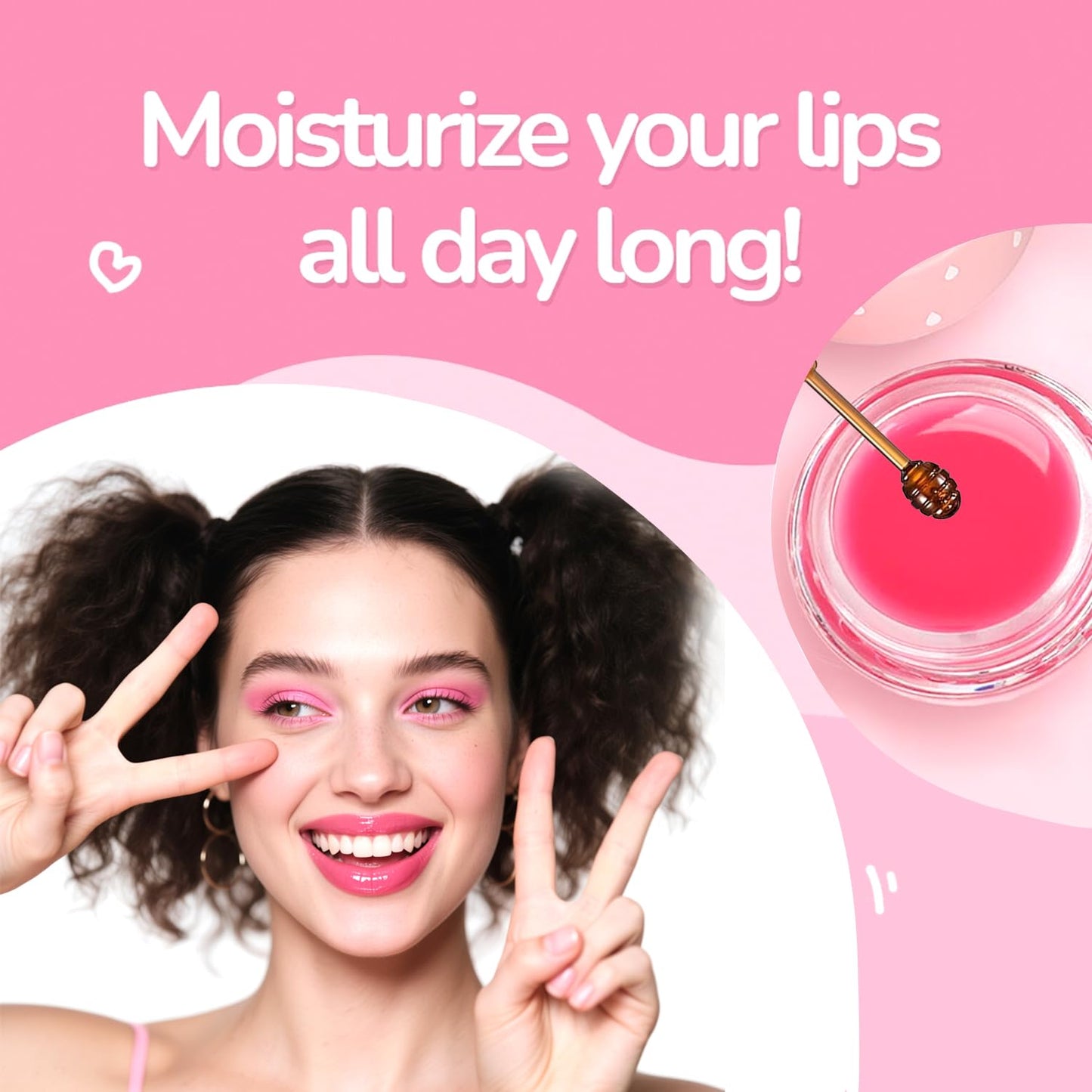 9 PCS Bee Lip Balm Honey Pot, Honey Lip Balm Bulk, Moisturising Sleep Lip Mask Overnight, Exfoliating Prevention Dry and Crack Lip Scrubs,Reduce Lip Lines, Wedding Gifts,Bulk Gifts