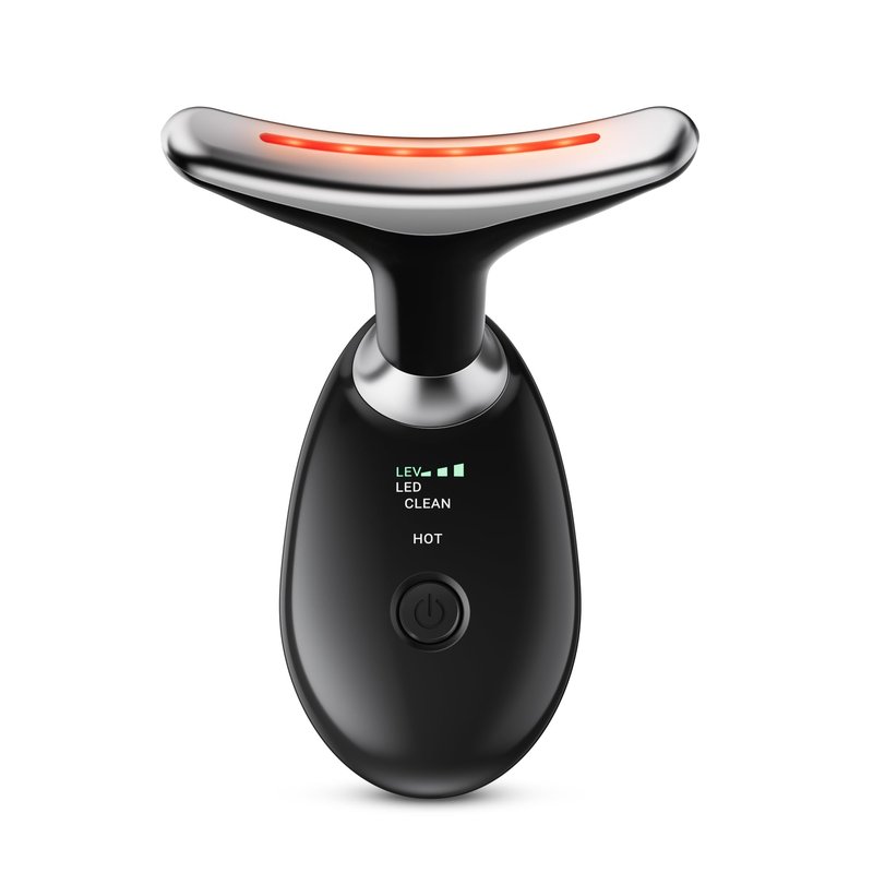Cocobeen Face Neck Tool for Skin Care, Electric Neck Face Lifting Device for Wrinkle Removal (Black)