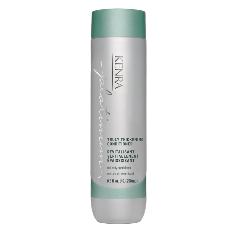 Kenra Platinum Truly Thickening Conditioner | Volumizing + Fuller-Looking Hair | Adds Body | Lightweight | for Fine & Thin Hair | Sulfate Free | Color Safe 8.5oz