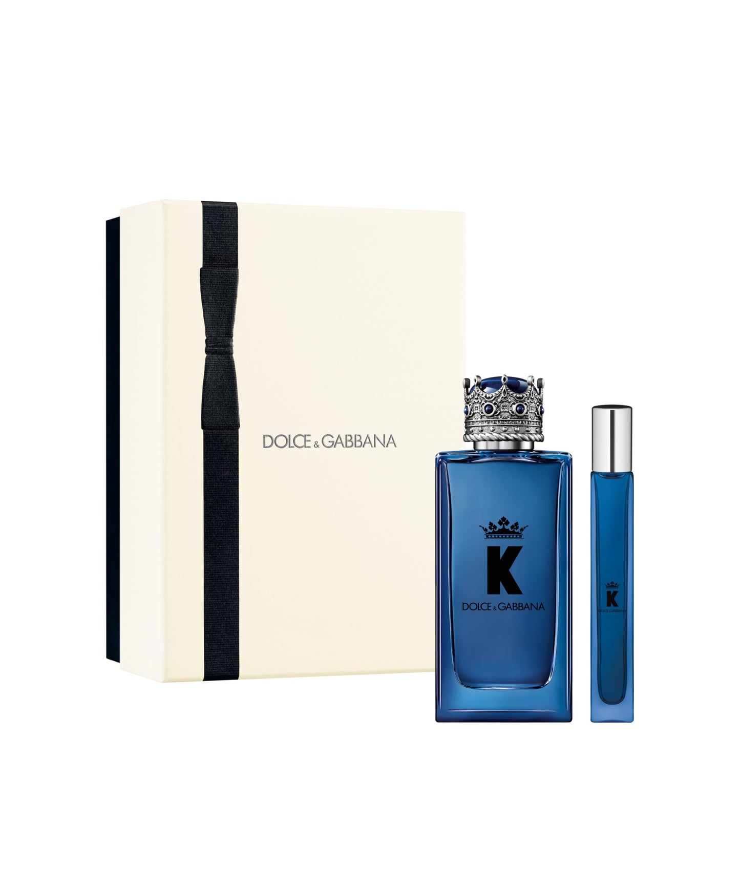 Dolce&Gabbana K Gift Set, Eau De Parfum 100ml / 3.3 fl.oz, Travel Size Spray 10ml / 0.33 fl.oz