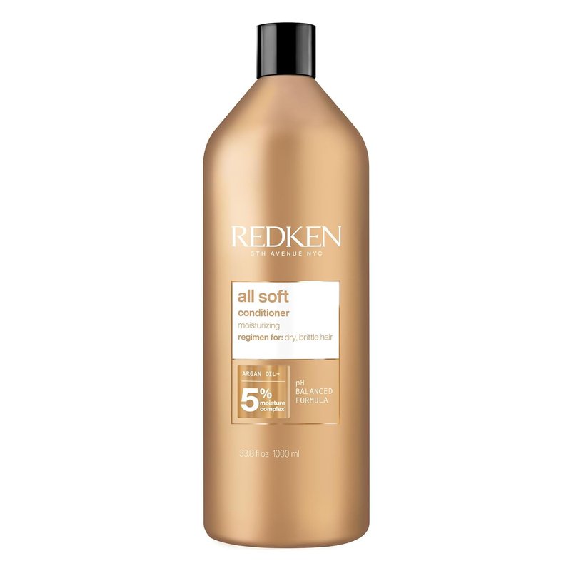 Redken All Soft Conditioner - Moisturizing & Hydrating Formula for Dry, Brittle Hair | Softens & Adds Shine