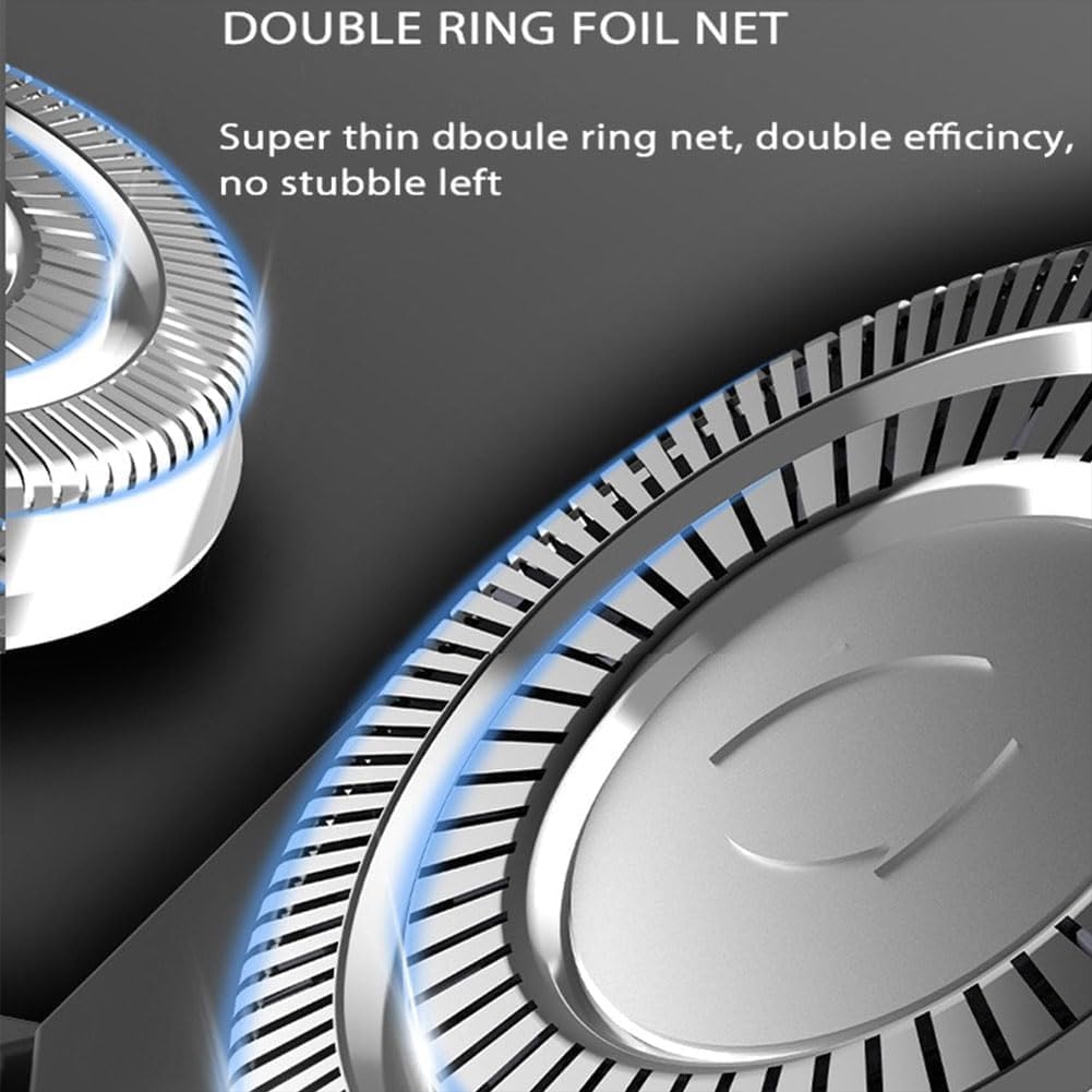 Snapbuy Electric Razor for Men, Snapbuy Electric Razor Pro of Father, 4D Floating Head Rotary Shaver,2025 New Electri c Shaver with LCD Display & Quiet Motor, IPX7 Waterproof (Blue)