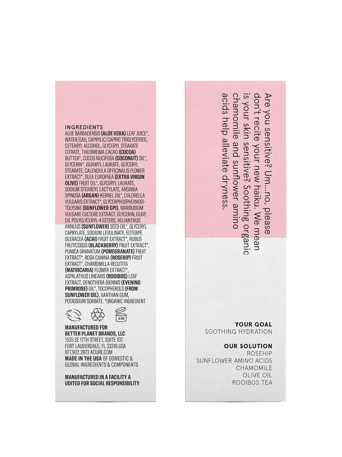 Acure Seriously Soothing Day Cream - Daily Hydrating Facial Cream