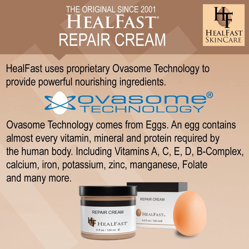 HealFast Sensitive Skin Repair Moisturizing Cream 4 Oz – For Dry, Itch– Fights Rashes, Dryness, Stretch Marks, Sunburn and Bed Sores – Herbal and Food Based Ingredients