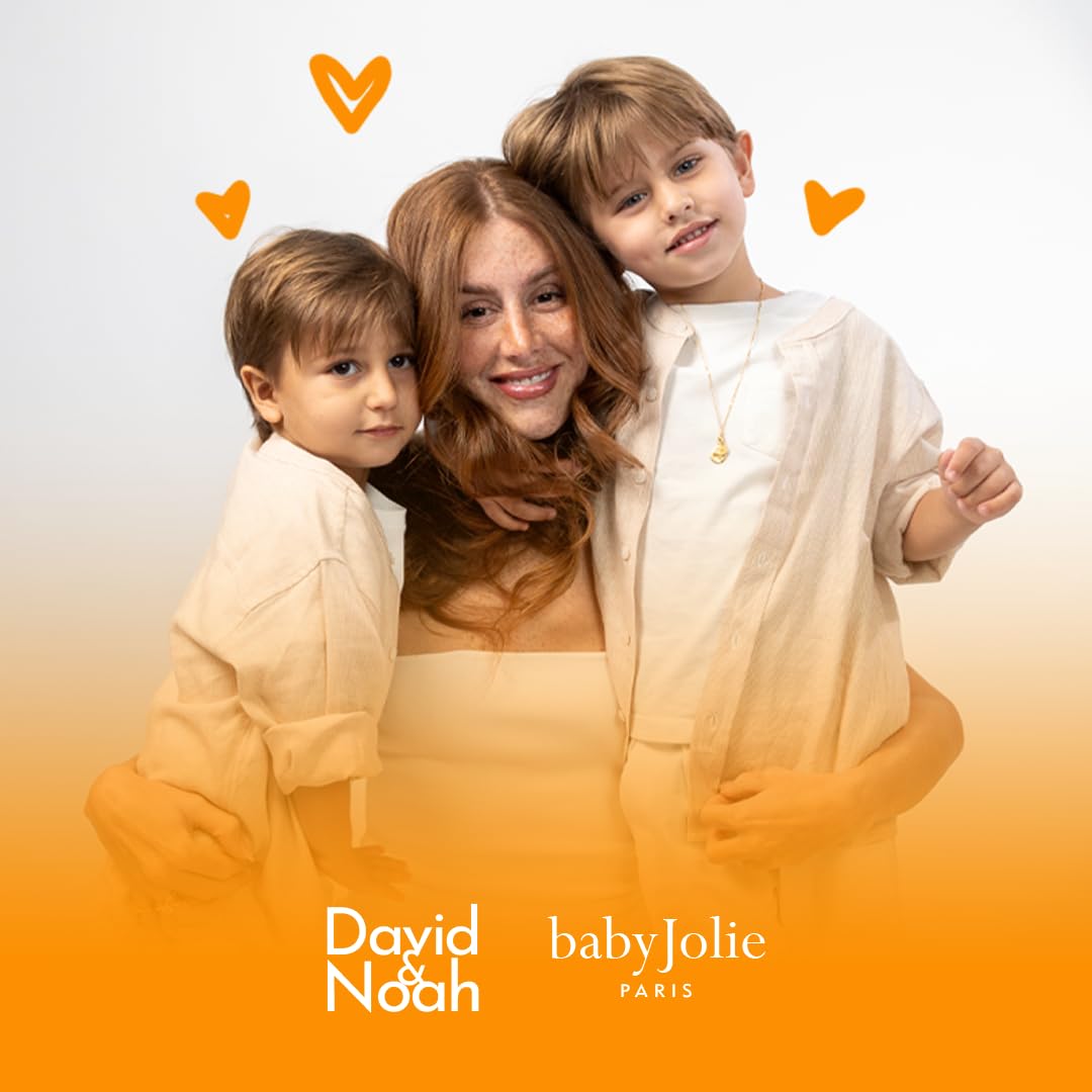 Baby Jolie David & Noah Kids Eau de Cologne – Light Fragrance for Children & Toddlers, Gentle Daily Scent, Fresh Fruity Notes, 1.69oz