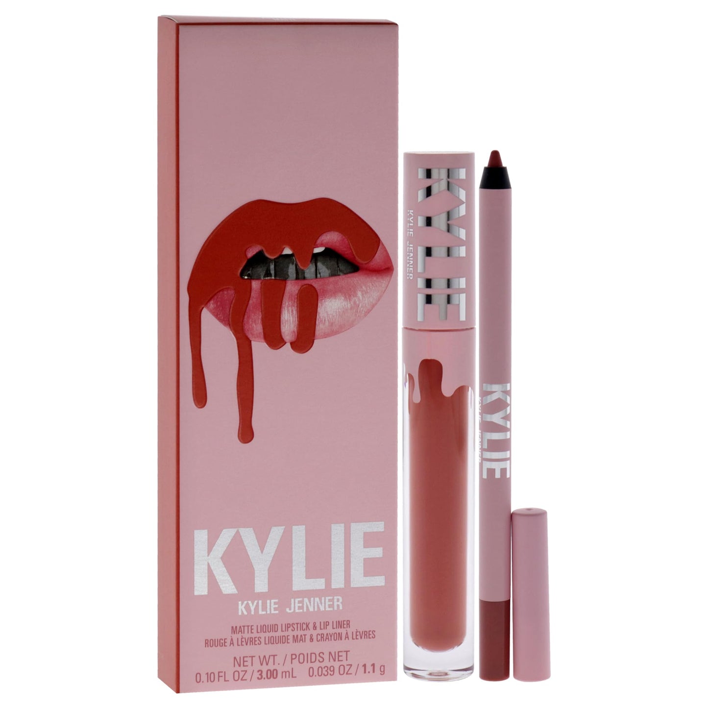 Matte Lip Kit - 505 Autumn by Kylie Cosmetics for Women - 2 Pc 0.10 oz Matte Liquid Lipstick, 0.03 oz Lip Liner