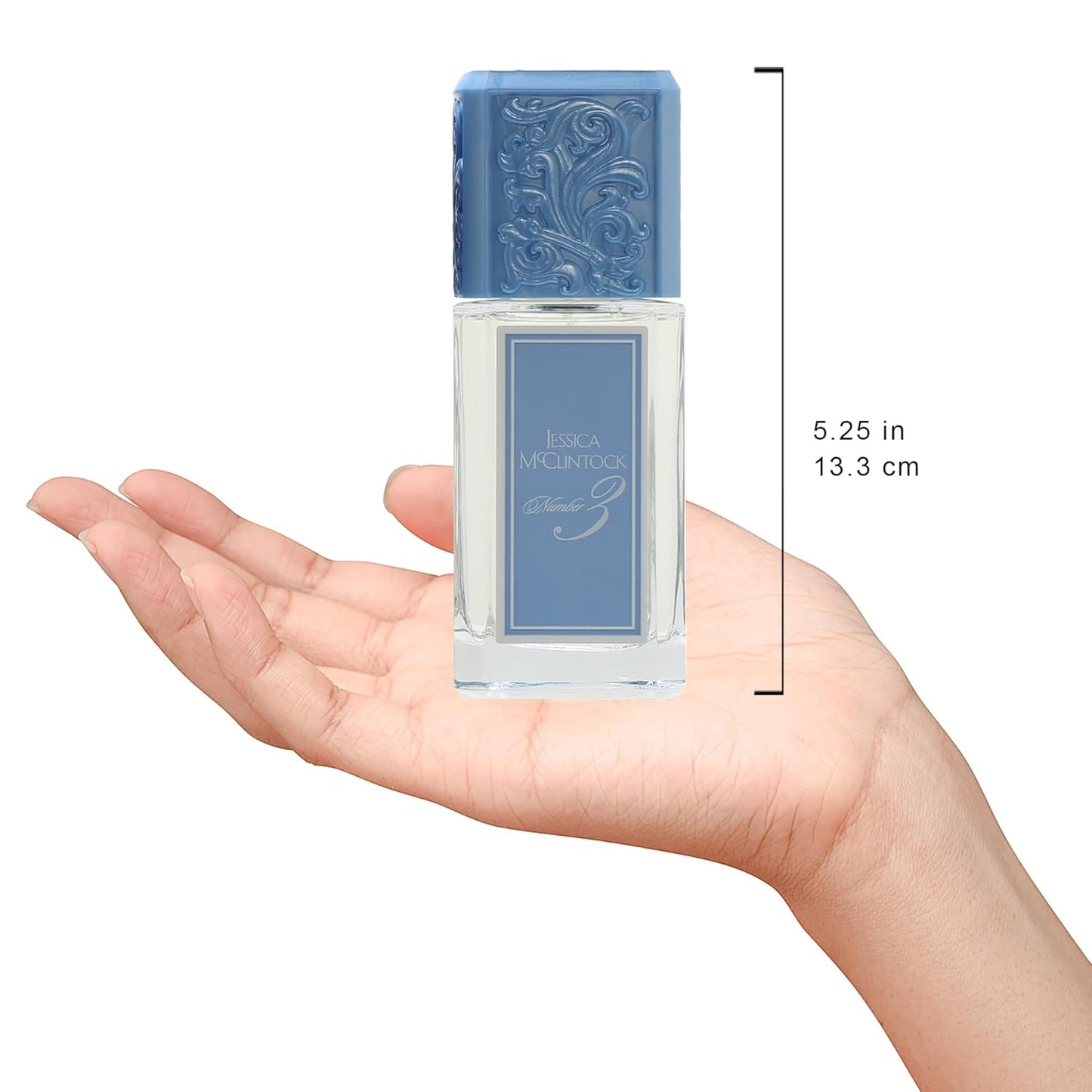 Jessica McClintock Number 3 Eau De Parfum Spray - Romantic Floral Fragrance with Jasmine & Musk | 3.4 oz