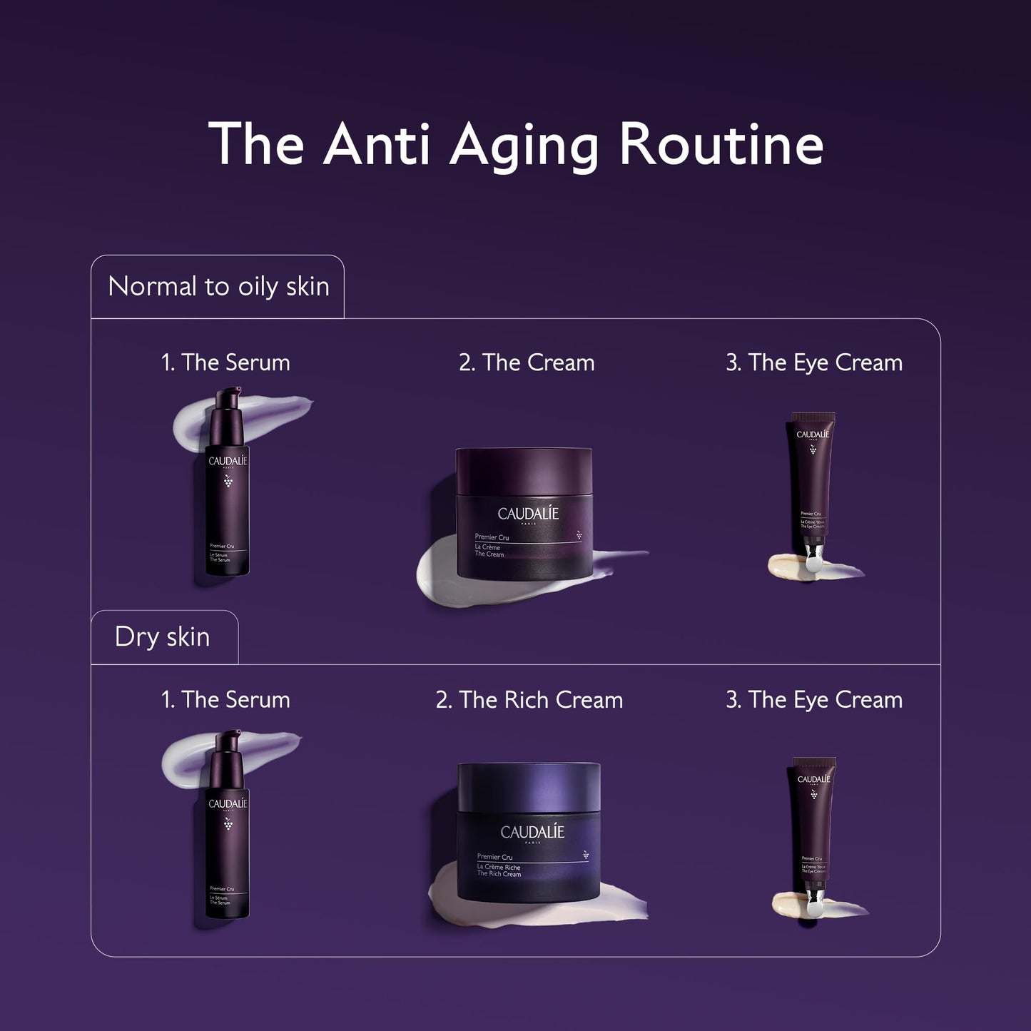 Caudalie Premier Cru The Rich Cream, Skin Barrier Repairing Moisturizer with Ceramides, Refillable Jar - 50 mL Rich Cream and 50 mL Refill Pod