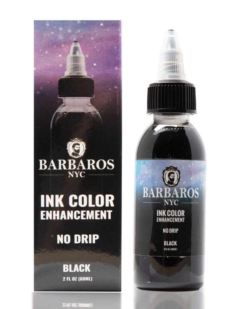 BARBAROS Hair Enhancer Spray - Water Resistant Color Ink for Thicker Hair & Beard | Precision Liner