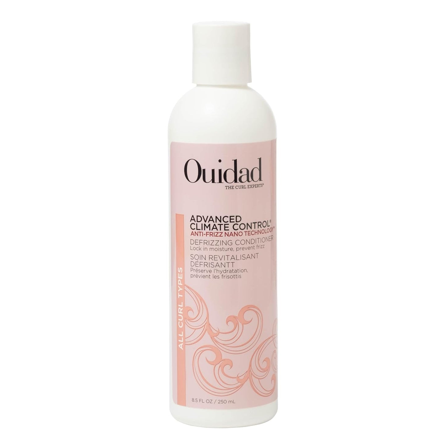 Ouidad Advanced Climate Control Defrizzing Conditioner | Hydrates & Defines Curly Hair, Blocks Humidity & Frizz, Sulfate-Free