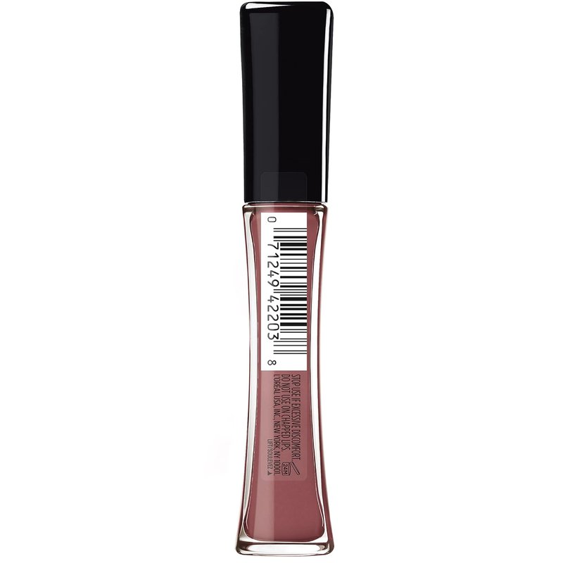 L'Oreal Paris Lip Gloss - Infallible Pro Gloss with Hyaluronic Acid for Plumping Shine | Radiant Mauve, 0.21 fl. oz.