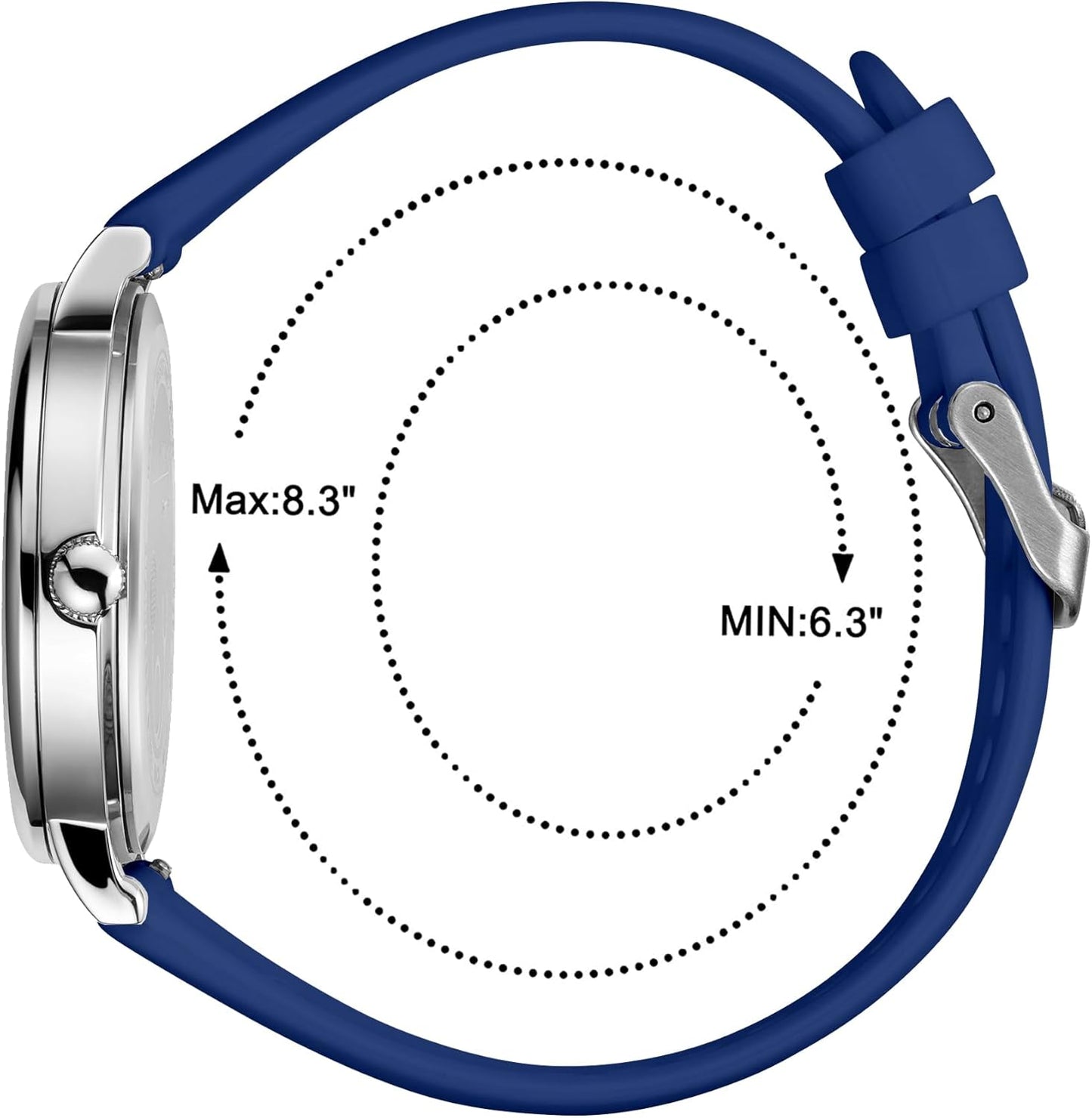 JIANDUN Waterproof Nurse Watch for Medical,Professionals,Students,Women Men, 24 Hour with Second Hand, Military Time Easy to Read Dial