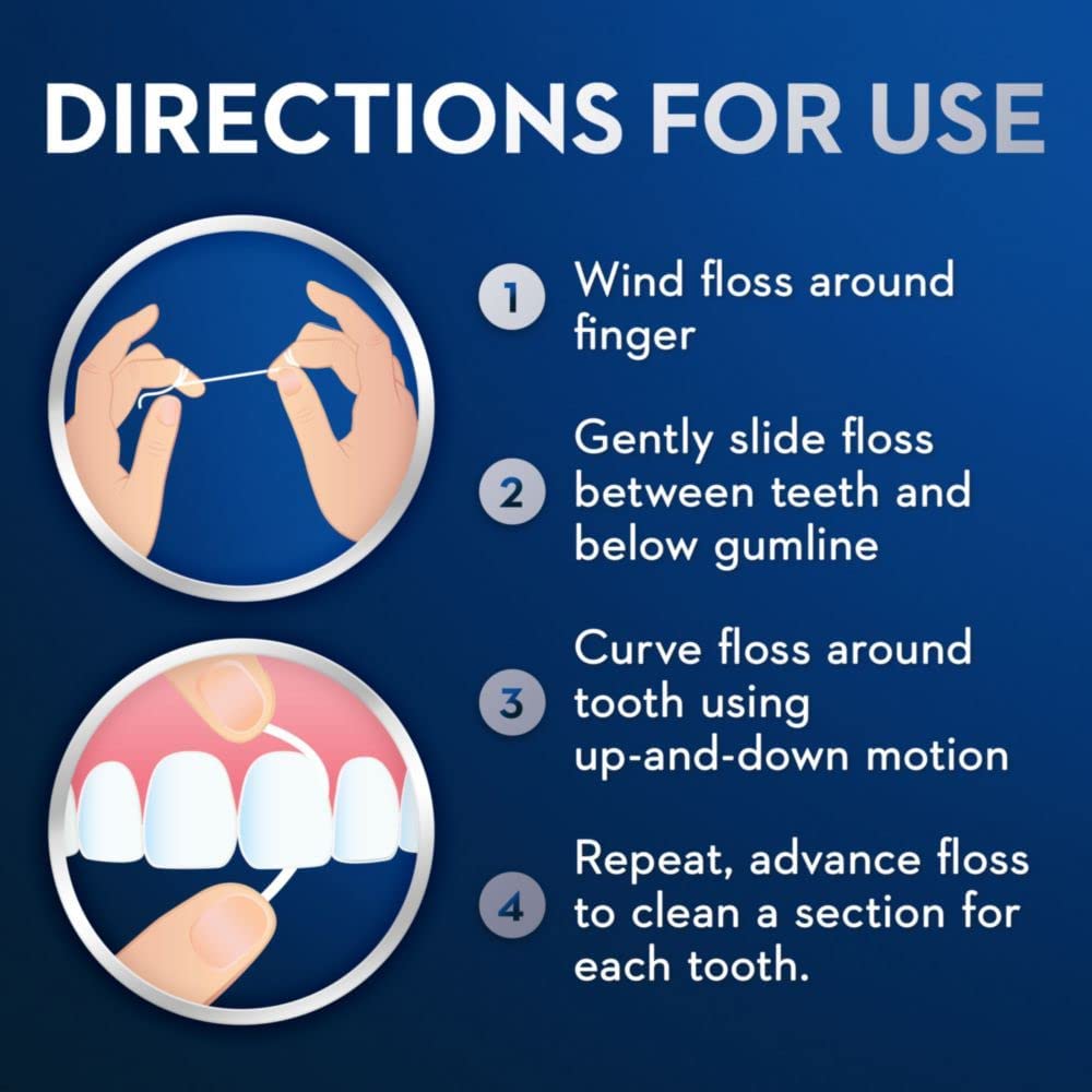 Oral-B Super Floss Pre-Cut Strands Dental Floss, Mint, 50 Count
