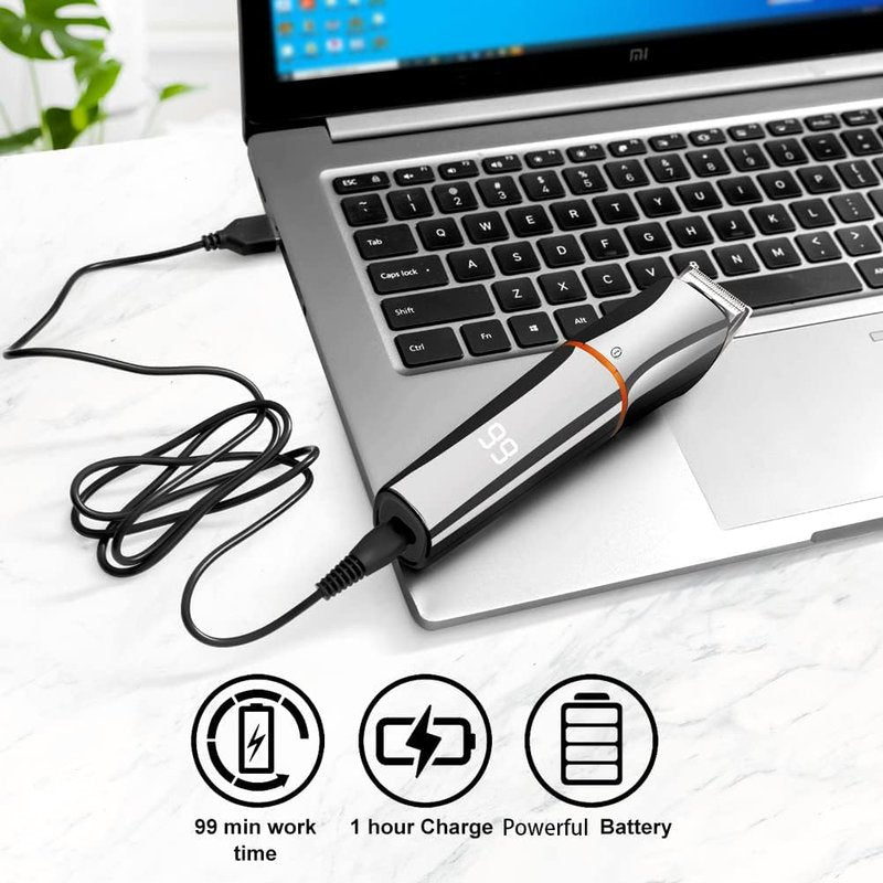 SURKER Beard Trimmer - 6-in-1 Cordless Precision Grooming Kit for Men | Waterproof & USB Rechargeable