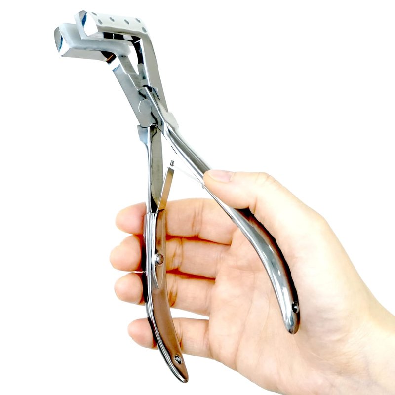 Everlong Tape-In Hair Extension Pliers - Stainless Steel Pressing Clamp for Secure Installation | Silicone-Lined Tool