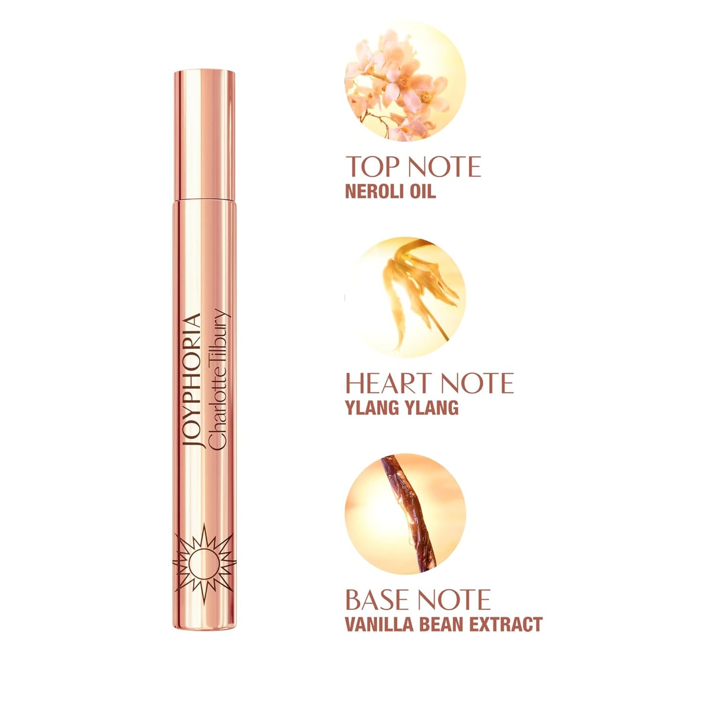 Charlotte Tilbury Joyphoria Eau De Parfum - Floral Vanilla Perfume with Pheromones | Long-Lasting Ylang Ylang & Neroli Notes