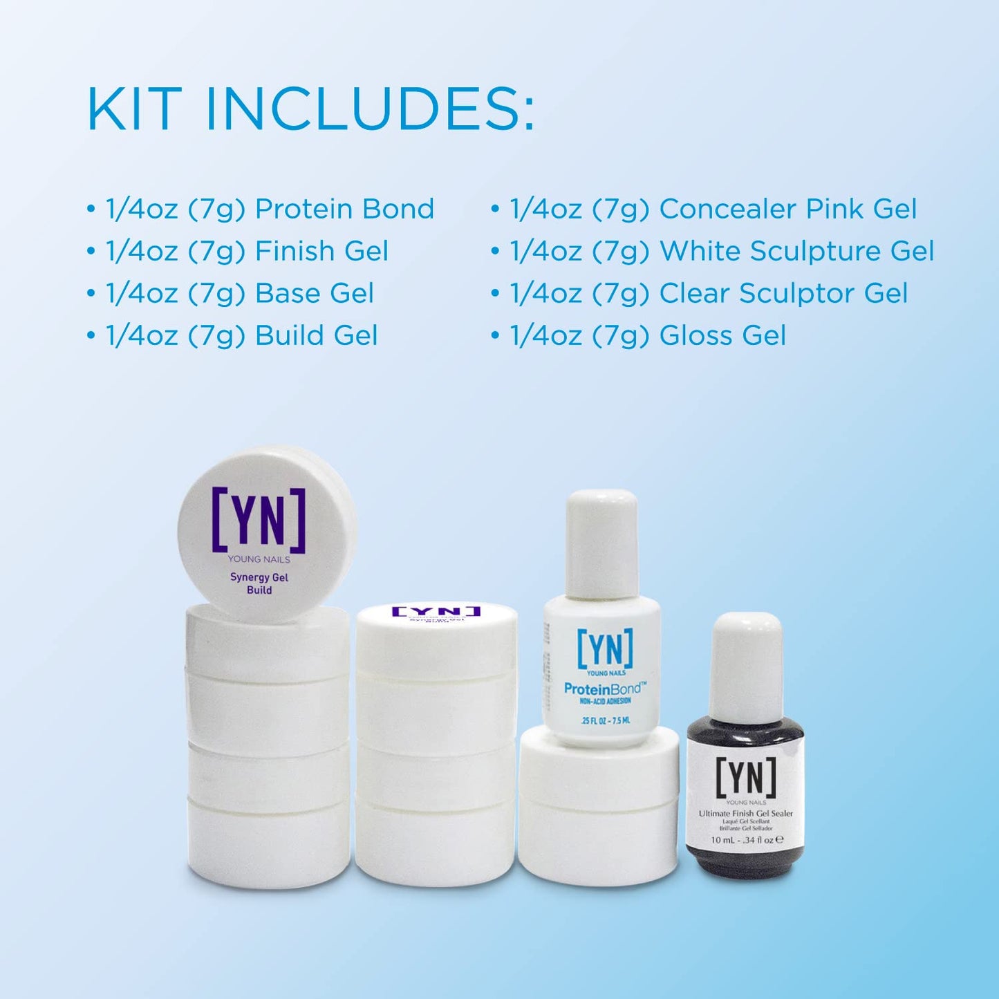 Young Nails False Nail Trial Synergy Gel Kit
