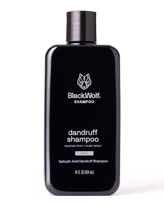 Black Wolf Everyday Men’s Shampoo - Charcoal Powder Cleanses Scalp and Fights Dirty & Greasy Hair - Thick & Rich Lather Daily Shampoo - For All Hair Types