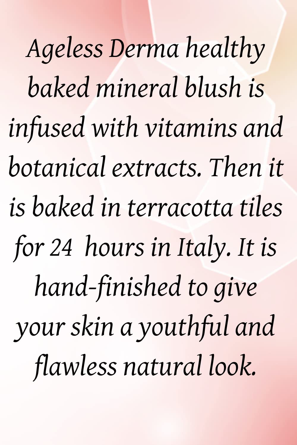 Baked Mineral Makeup Blush with Botanical Extracts - Guava Swirl | Natural Glow Highlighter