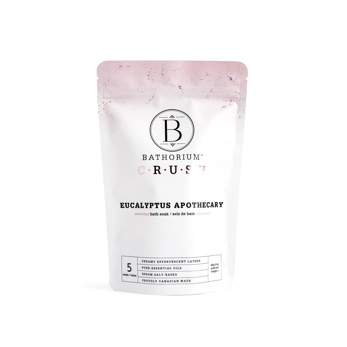 Bathorium Eucalyptus Apothecary Crush Bath Soak, 21 oz