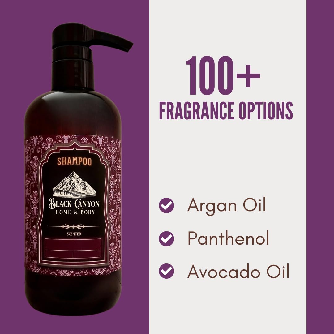 Black Canyon Brown Sugar & Fig Scented Argan Oil Hair Shampoo, 16 Oz