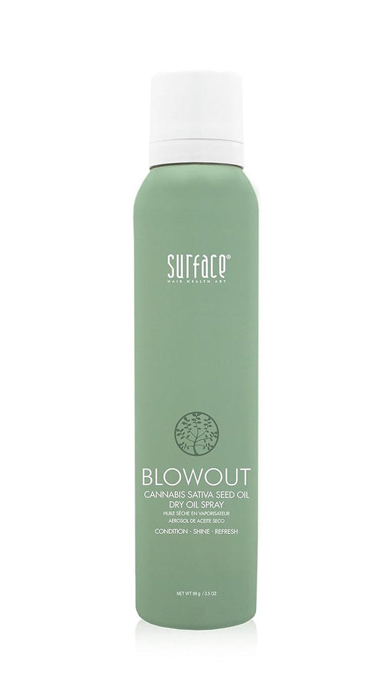 Blowout Dry Oil Spray - Organic Heat-Resistant Formula with Babassu Oil | Lightweight Conditioning - 3.5 fl oz