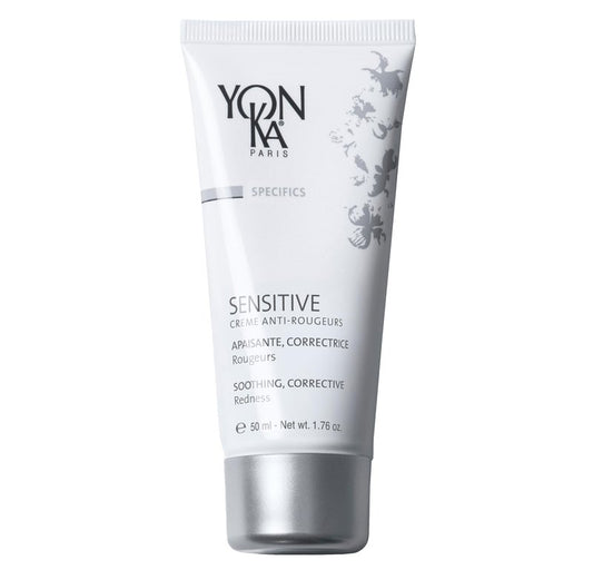 Yonka Sensitive Skin Cream | Anti-Redness | Rosacea and Redness Relief Color Corrector with Natural Green Mineral Pigments | Fragrance-Free | 1.76 oz