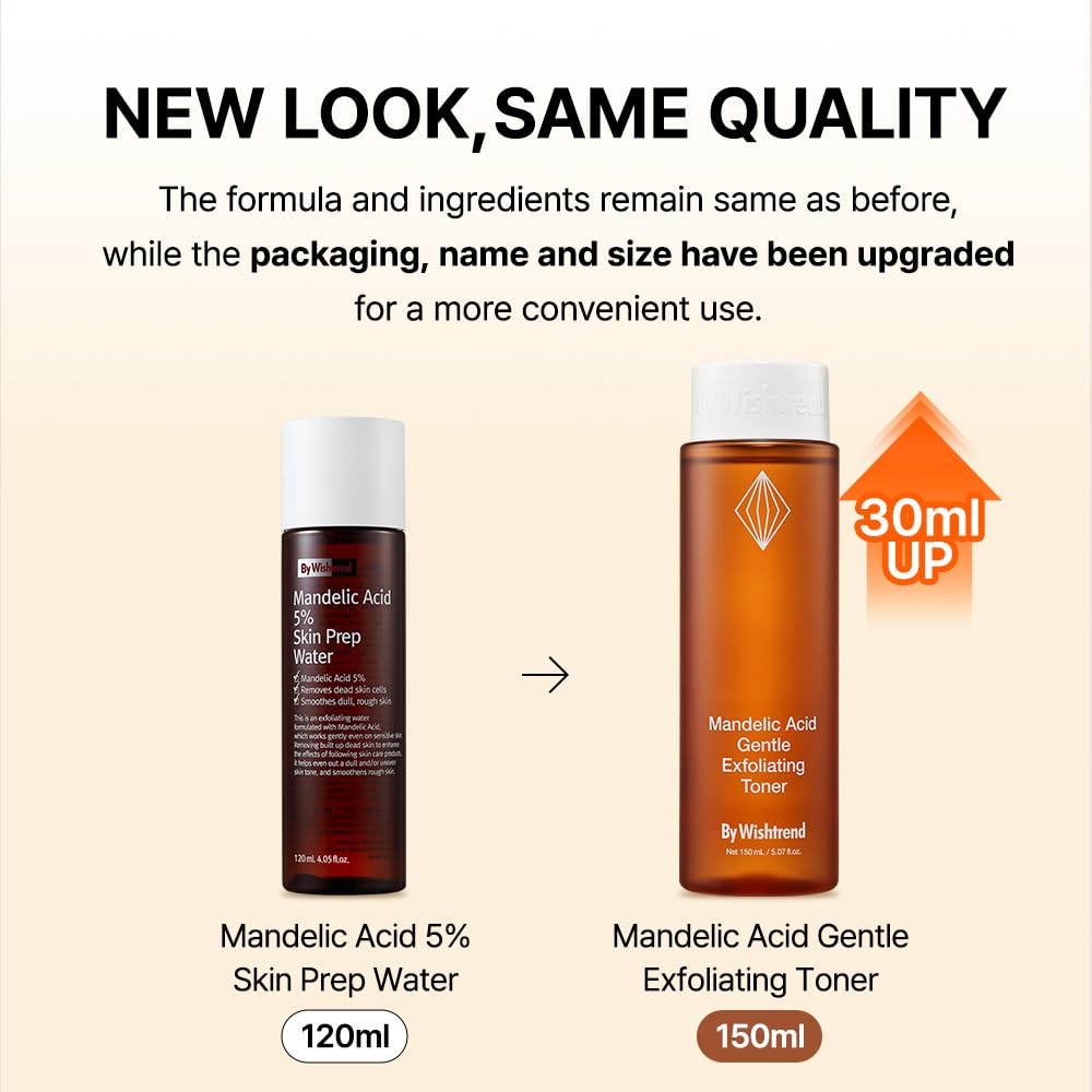 By Wishtrend Mandelic Acid Gentle Exfoliating Toner 5.07 Fl Oz