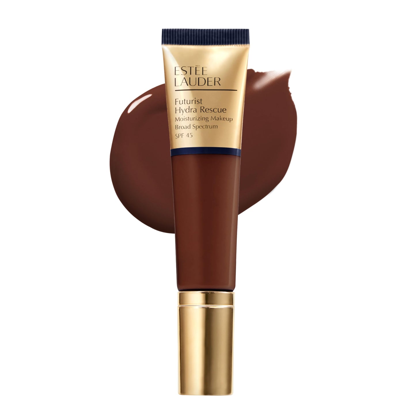 Estée Lauder Futurist Hydra Rescue Moisturizing Foundation Makeup SPF 45 for a 12-Hour Glow, 1.2 Fl Oz, 8C2 Intense Java