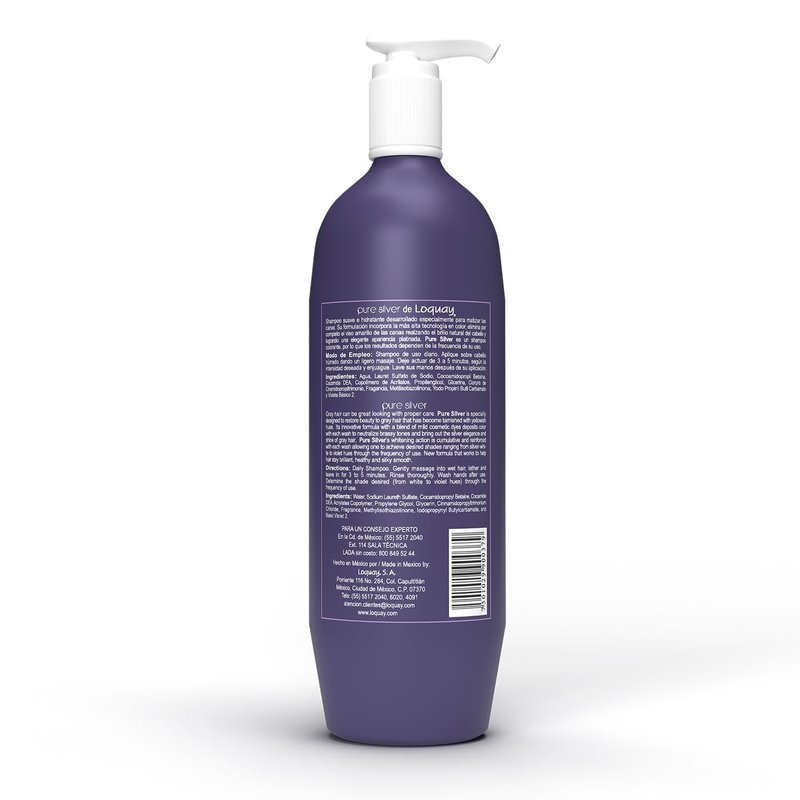 Loquay PURE SILVER Primer Whitening Shampoo - 1L | Brightening Hair Care