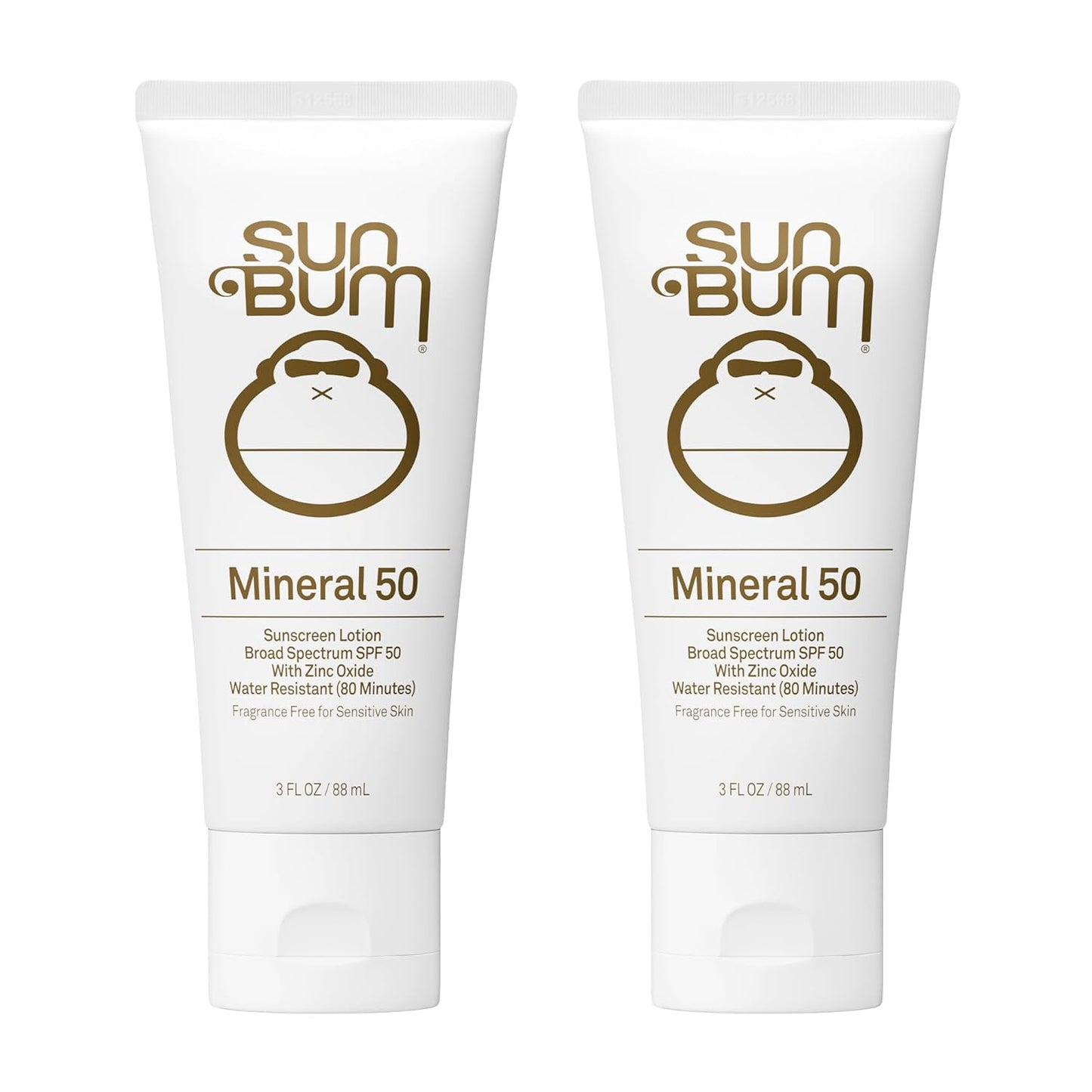 Sun Bum Mineral SPF 50 Sunscreen Lotion - Vegan, Broad Spectrum UVA/UVB Protection | 2 Pack, Hawaii Compliant