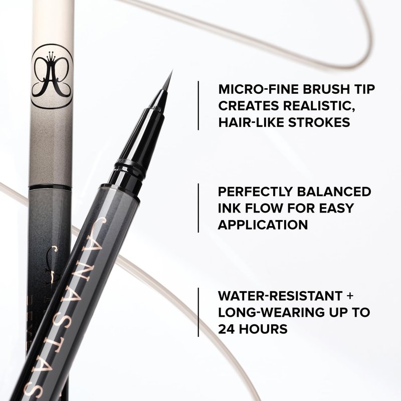 Anastasia Beverly Hills Microstroke Brow Pen - Waterproof Liquid Brow Definer with Superfine Brush Tip for Natural-Looking Brows