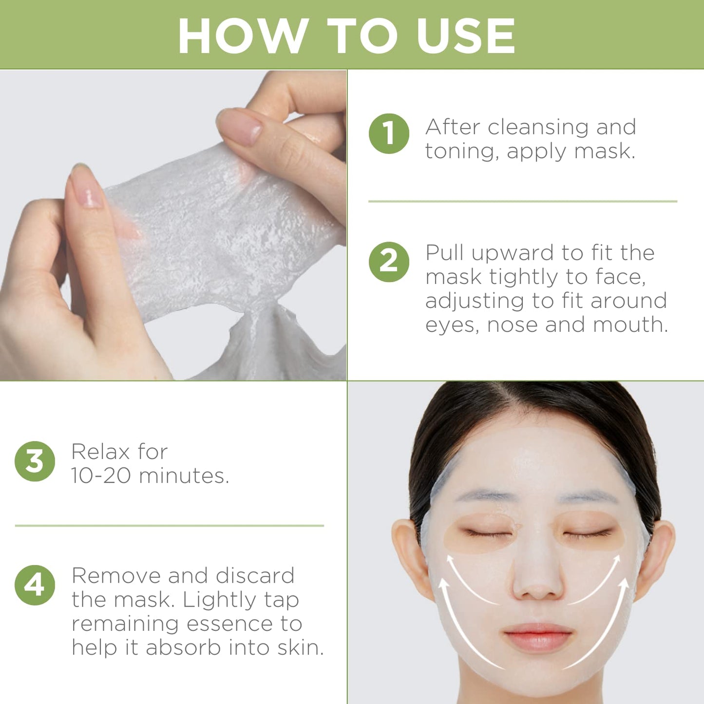 Mediheal Official Collagen & Tea Tree Sheet Mask 20 Sheets Set - Firming and Soothing Duo