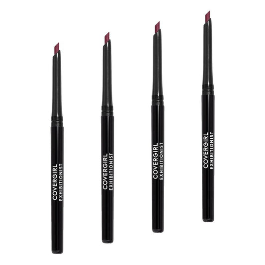 COVERGIRL Exhibitionist Lip Liner Uncarded, Garnet Red 225, 0.012 Ounce (Pack of 4)