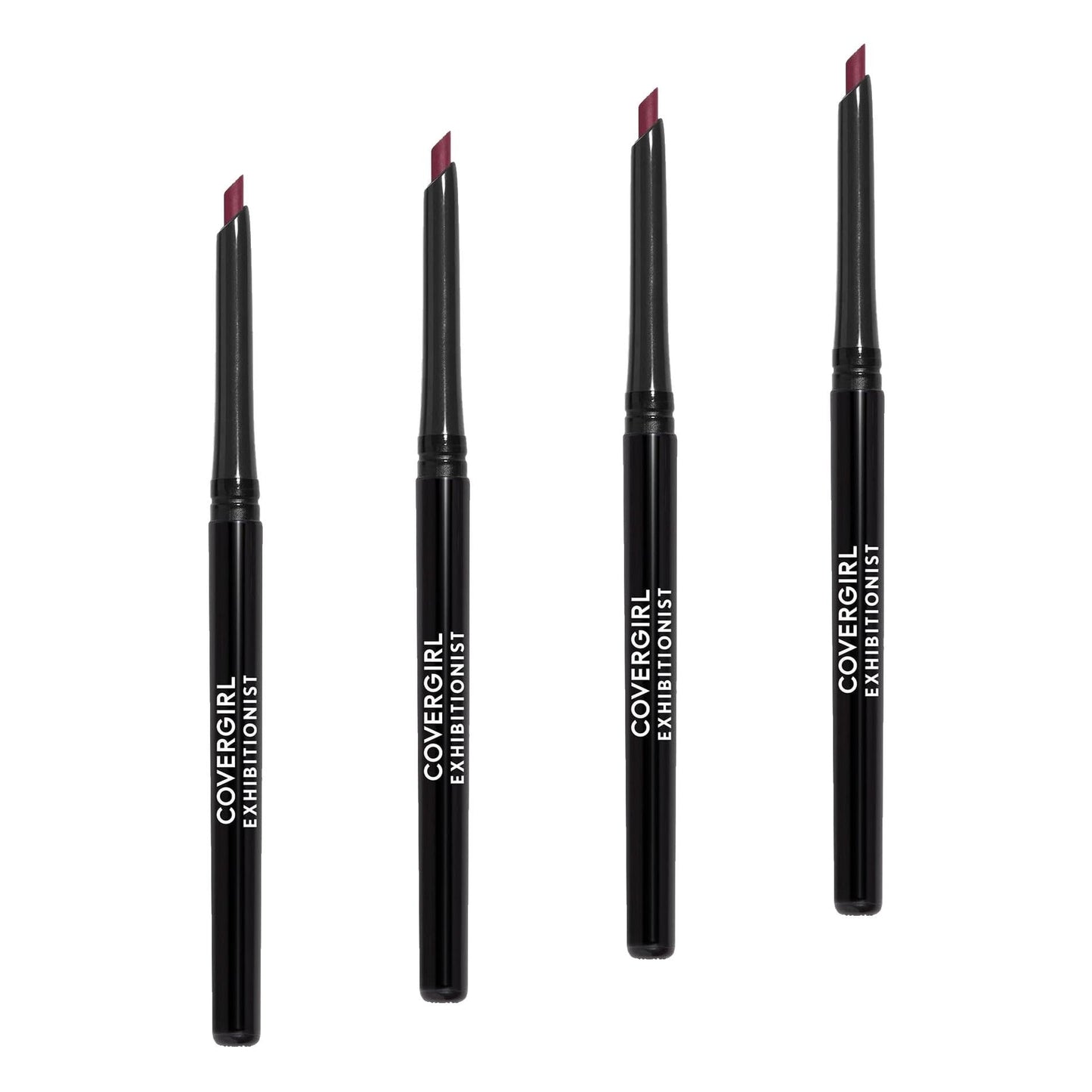 COVERGIRL Exhibitionist Lip Liner Uncarded, Garnet Red 225, 0.012 Ounce (Pack of 4)