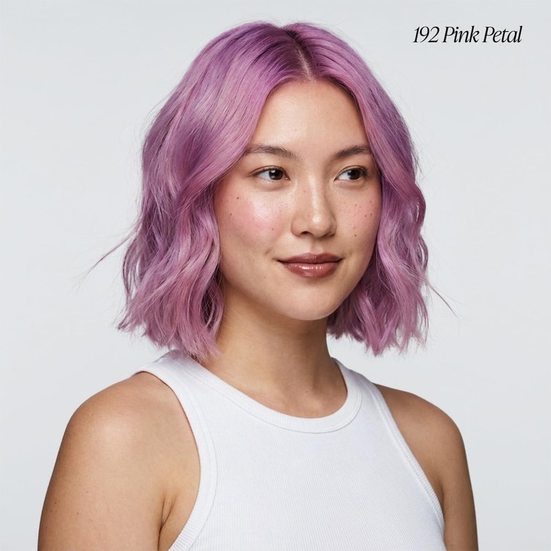 Adore Semi Permanent Hair Color (192 Pink Petal) | Vegan & Cruelty-Free Pink Hair Dye | No Ammonia, No Peroxide, No Alcohol | 4 Fl Oz