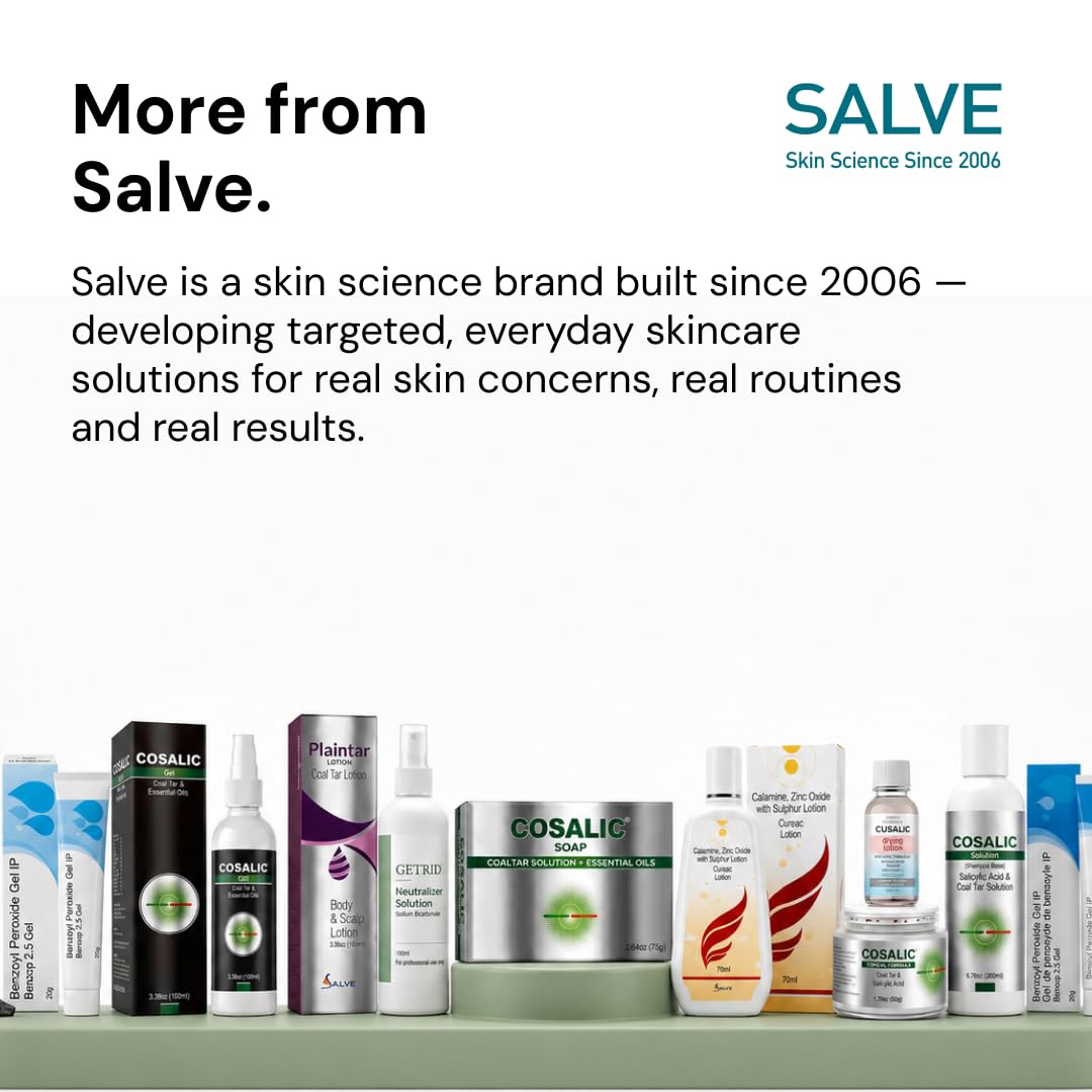 SALVE Benxop 5% Benzoyl Peroxide Gel (0.70 oz / 20g) - Topical Skincare Gel for Oil-Prone and Congested Skin