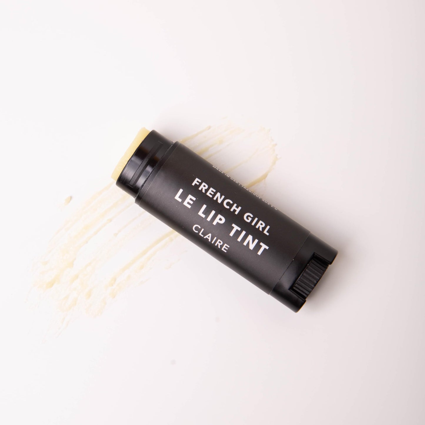 French Girl Le Lip Tint - Moisturizing & Hydrating Lip Balm for Sheer, Buildable Coverage & Shine, Clean Formula, Organic Ingredients, Vegan & Cruelty-Free - Claire