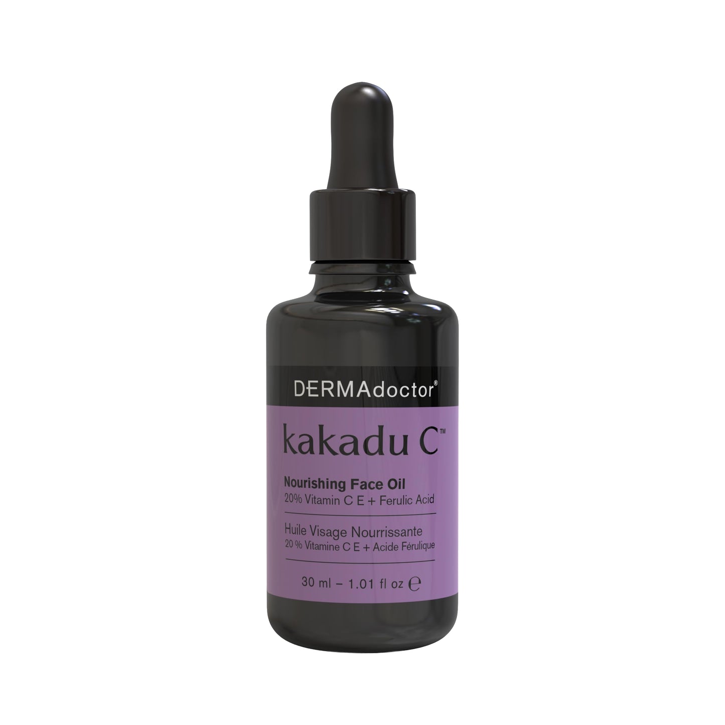 DERMAdoctor Vitamin C Oil for Face, Hydrating 20% Vitamin C Night Oil, 1 Oz