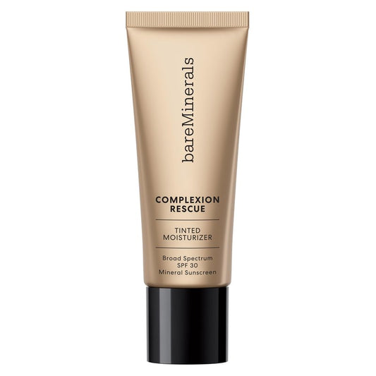 bareMinerals Complexion Rescue Tinted Moisturizer for Face with SPF 30, Full Size, Suede 04, Vegan, Cruelty-Free & Dermatologist-Tested