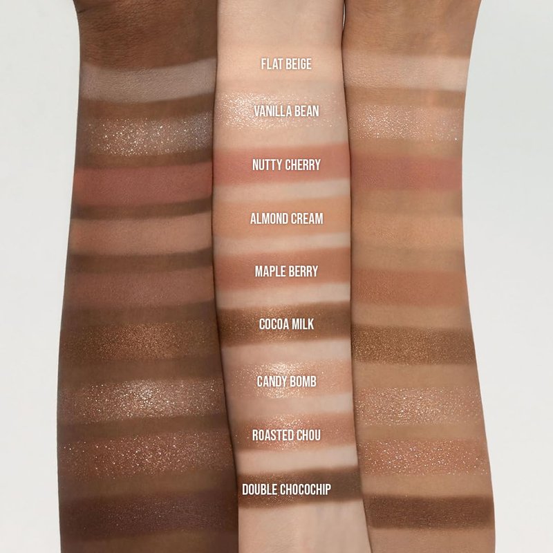 dasique Shadow Palette #01 Sugar Brownie I Cruelty-Free I 9 Blendable Shades in Smooth Matte and Shimmer Finishes with Gorgeous Pearls